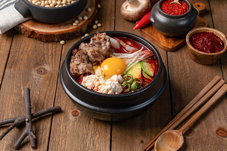 우삼겹순두부 — 동해왕순두부
